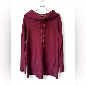 Soft Surroundings Pink Waffle Knit Top